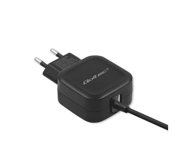 Qoltec Ładowarka Sieciowa 3,4 A 17W + microUSB - 385370 - zdjęcie 4